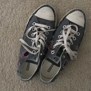 Converse patchwork sneakers